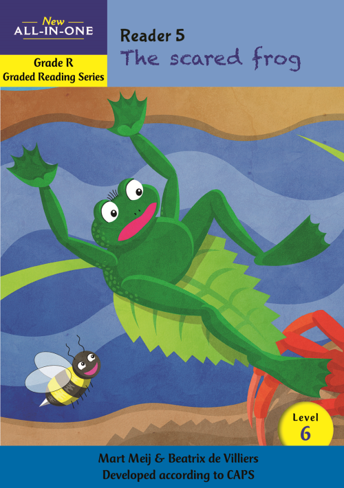 Scared Frog Scared Frog Mid Century Cartoon PNG & SVG Design For